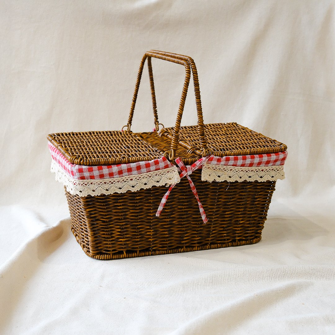 Moa Rattan İç Korumalı Piknik Sepeti