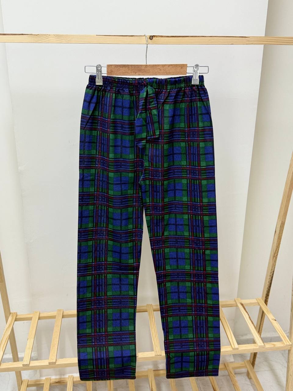 M-6XL Desenli Bayan Pijama - HAKİ YEŞİLİ