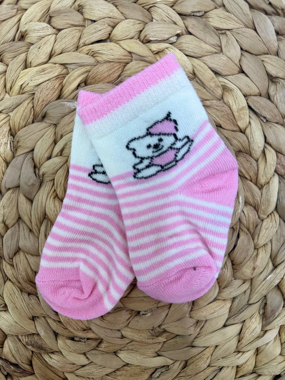 0-6 Ay Bebek Çorap - PEMBE