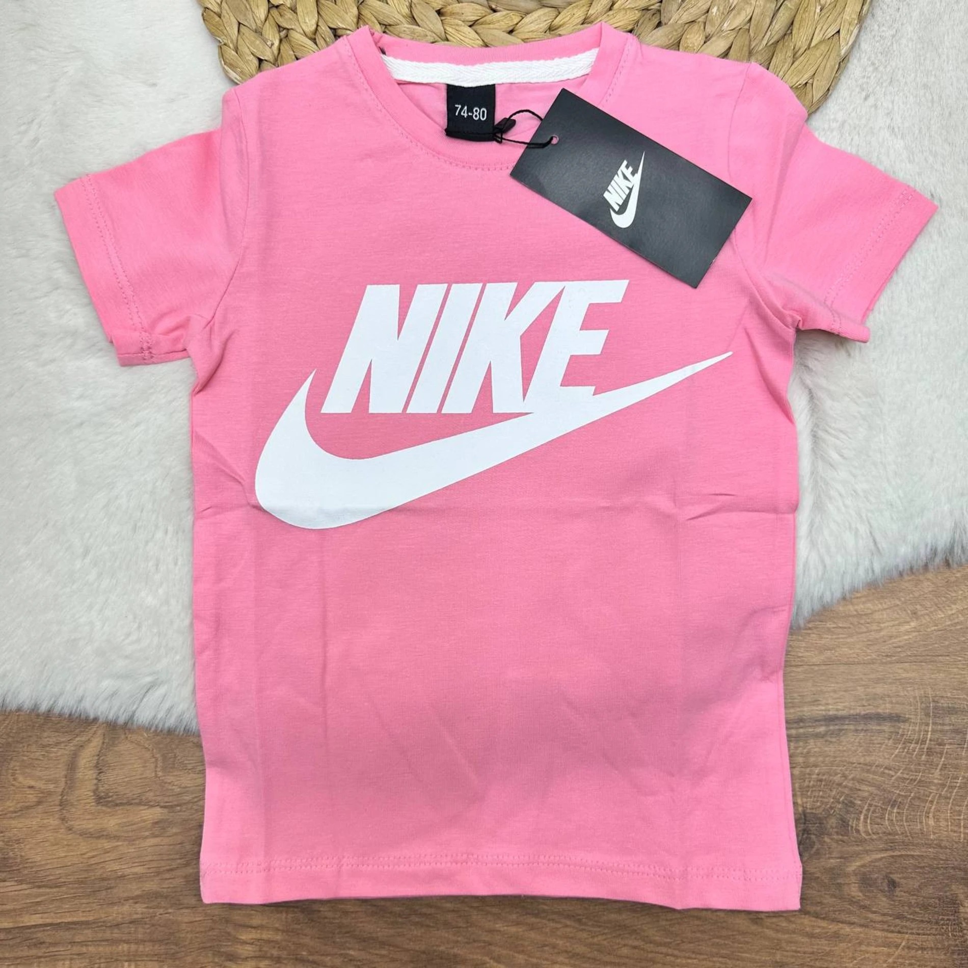 1-14 Yaş N Desenli Muadil T-shirt Pembe