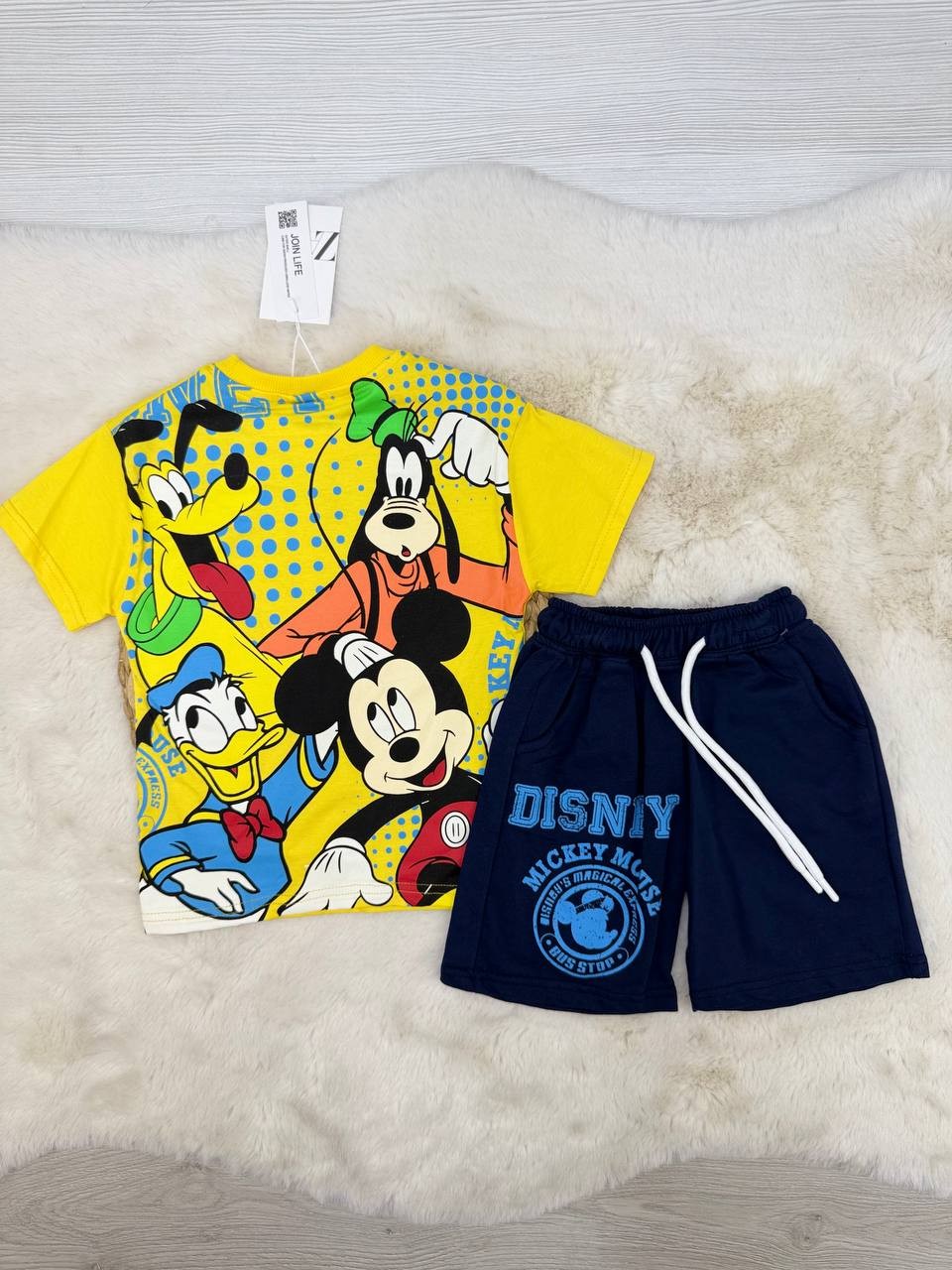 3-8 Yaş Disney Mickey Desenli Kompak Takım