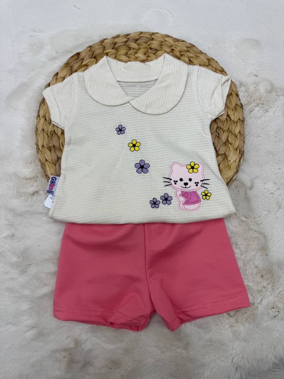 6-12 Ay Hello Kitty Nakışlı Takım - SOMON