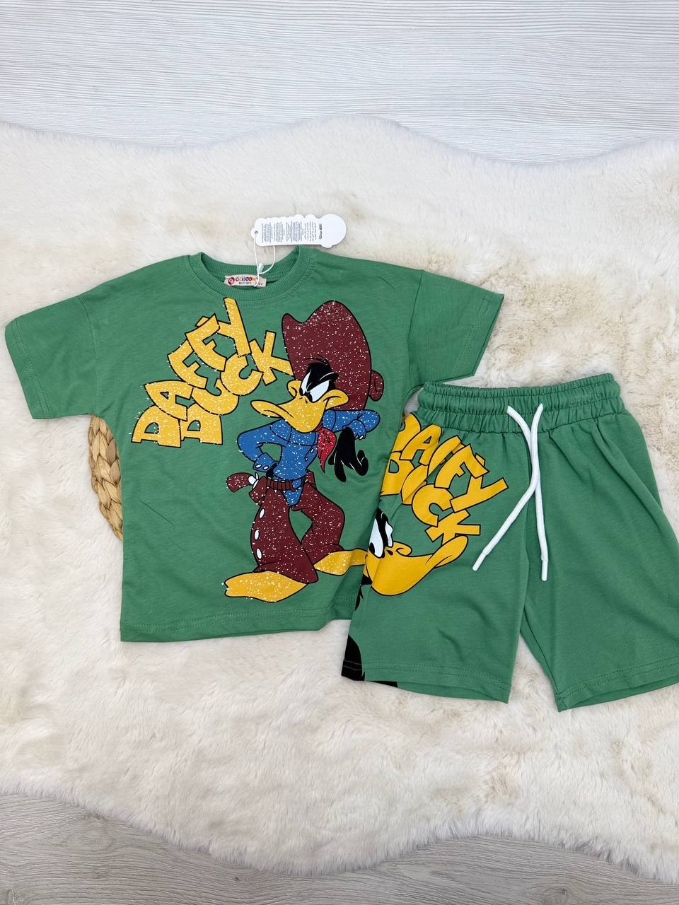 3-8 Yaş Duffy Duck Desenli Kompak Takım