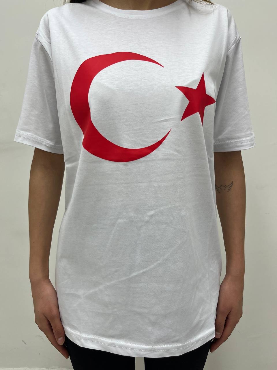 S-XXL (5 Al 4 Öde) Unisex Tşort - KIRÇILLI SİYAH