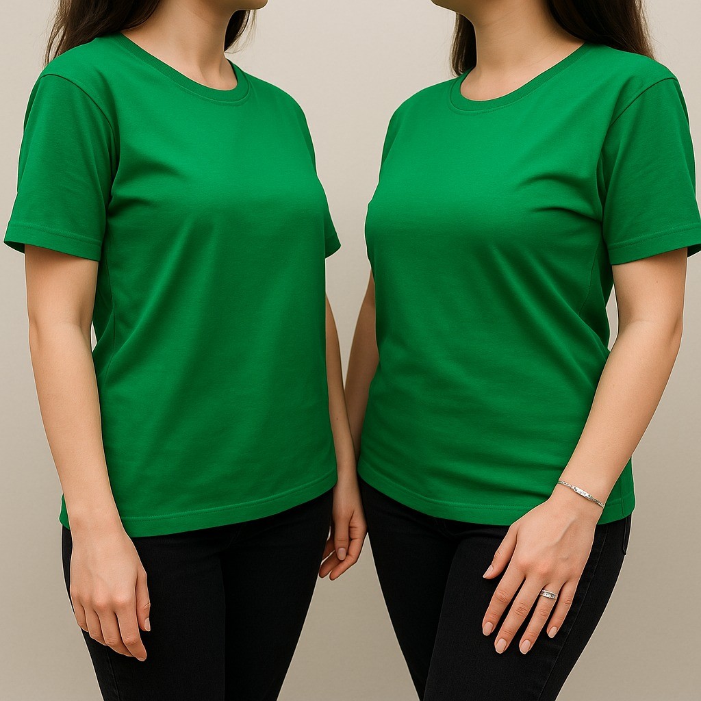 S-XXL (5 Al 4 Öde) Unisex Tşort - YEŞİL