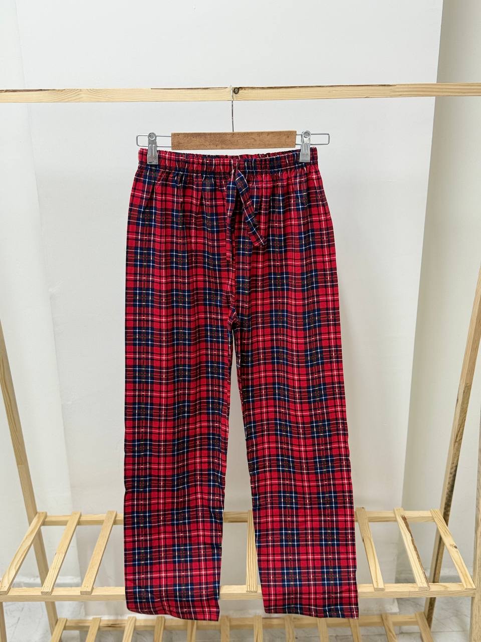 M-6XL Desenli Bayan Pijama - AÇIK SİYAH
