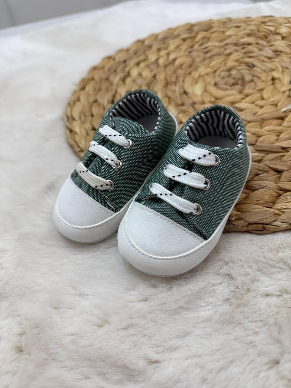 0-1 Yaş Converse Model Ayakkabı-Patik - YEŞİL