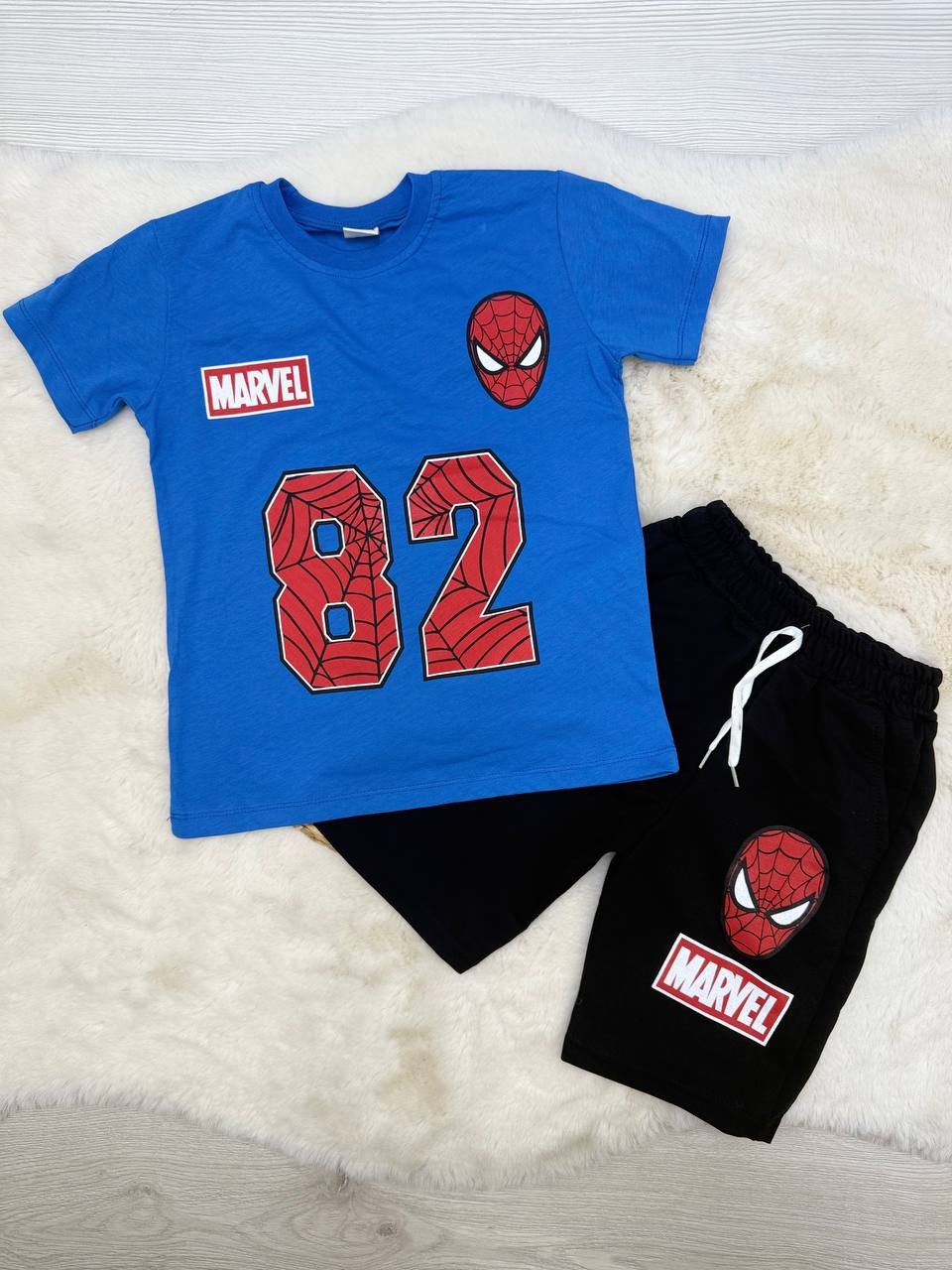 8-12 Yaş Marvel 82 Örümcek Takım - MAVİ