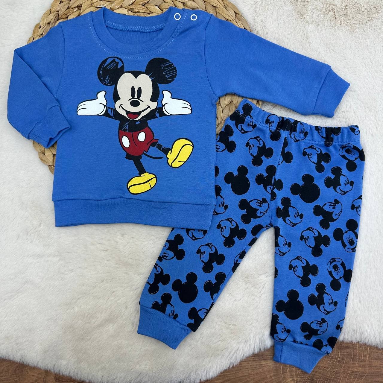 6-12 Ay Mickey Mouse Desenli Takım