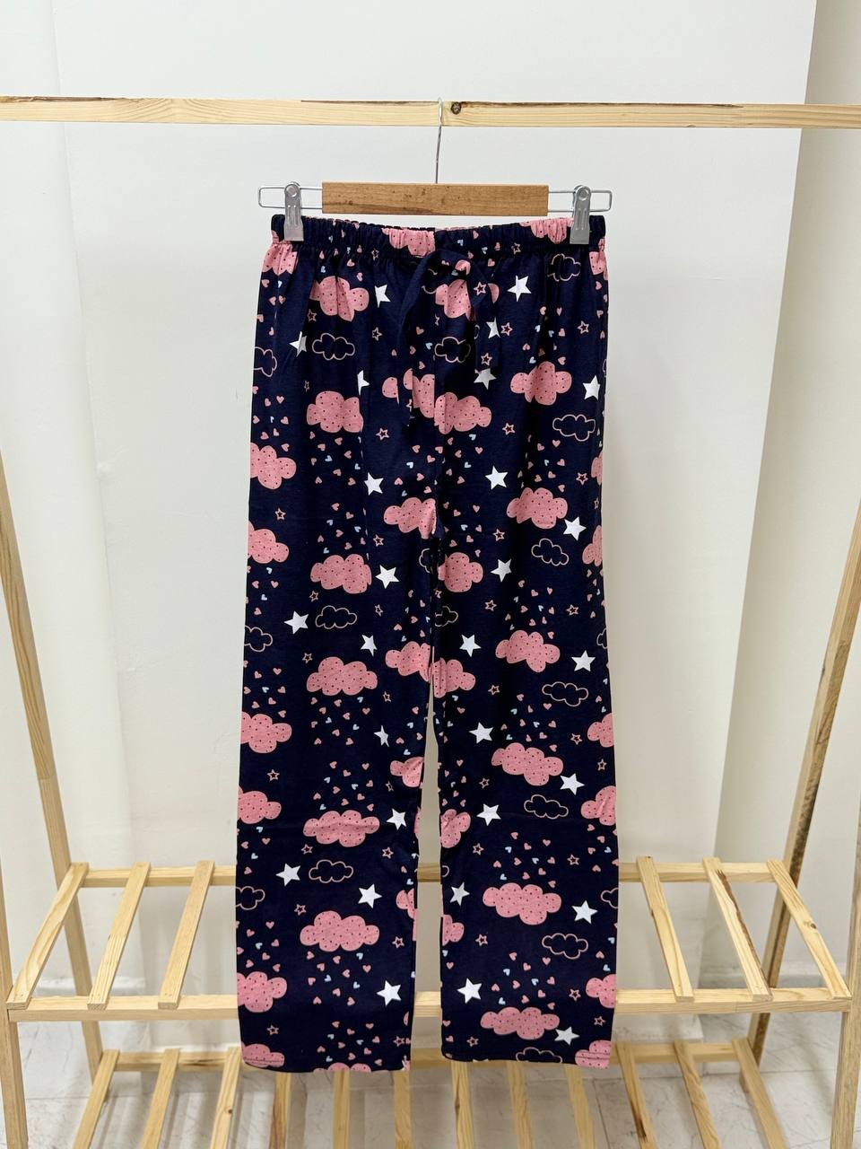 M-6XL Desenli Bayan Pijama - PUDRA