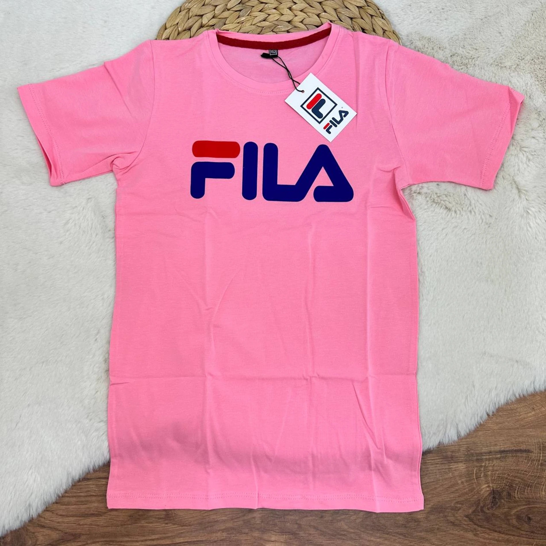 1-14 Yaş F Desenli Muadil T-shirt Pembe