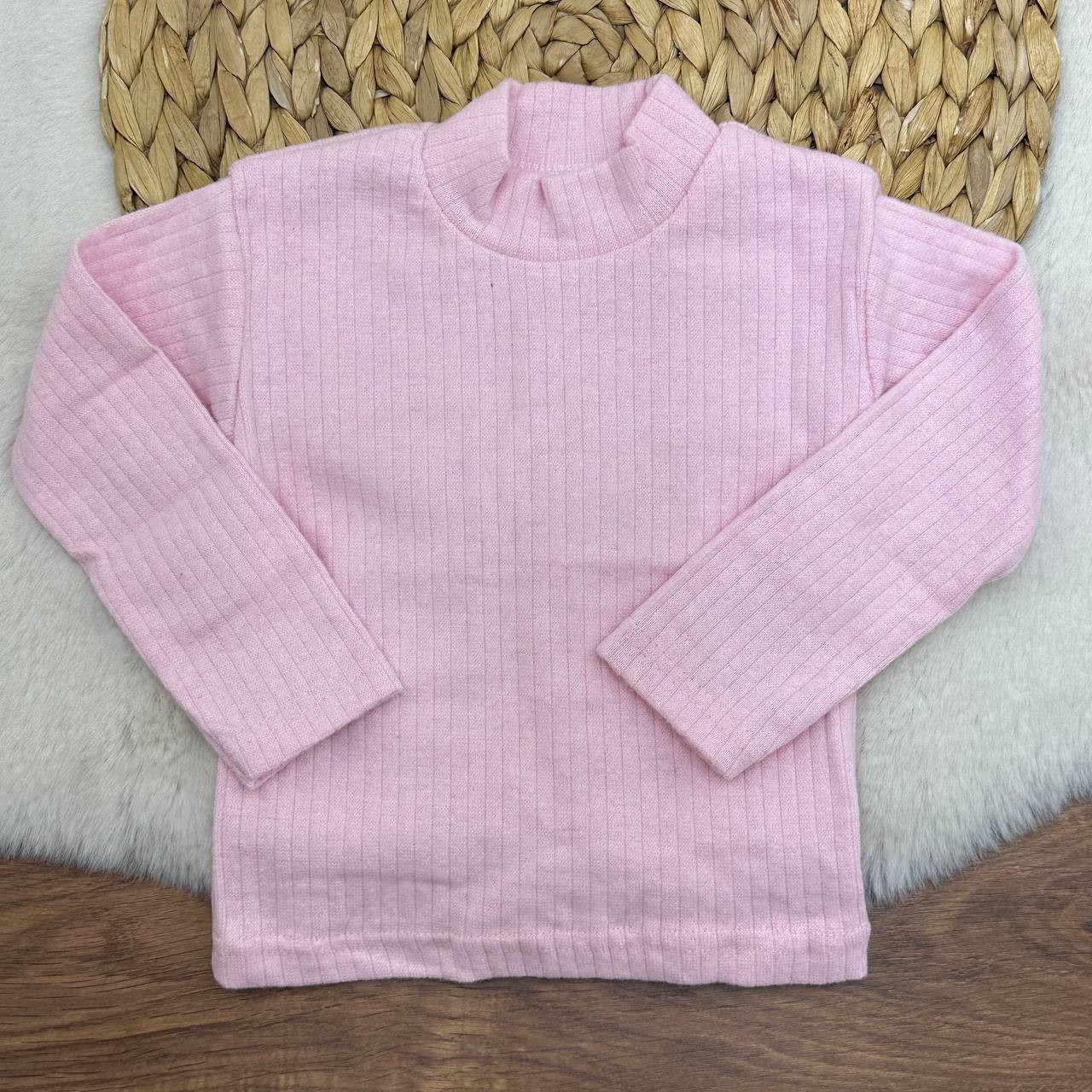 6-18 Ay Raporlu Sweatshirt - PEMBE