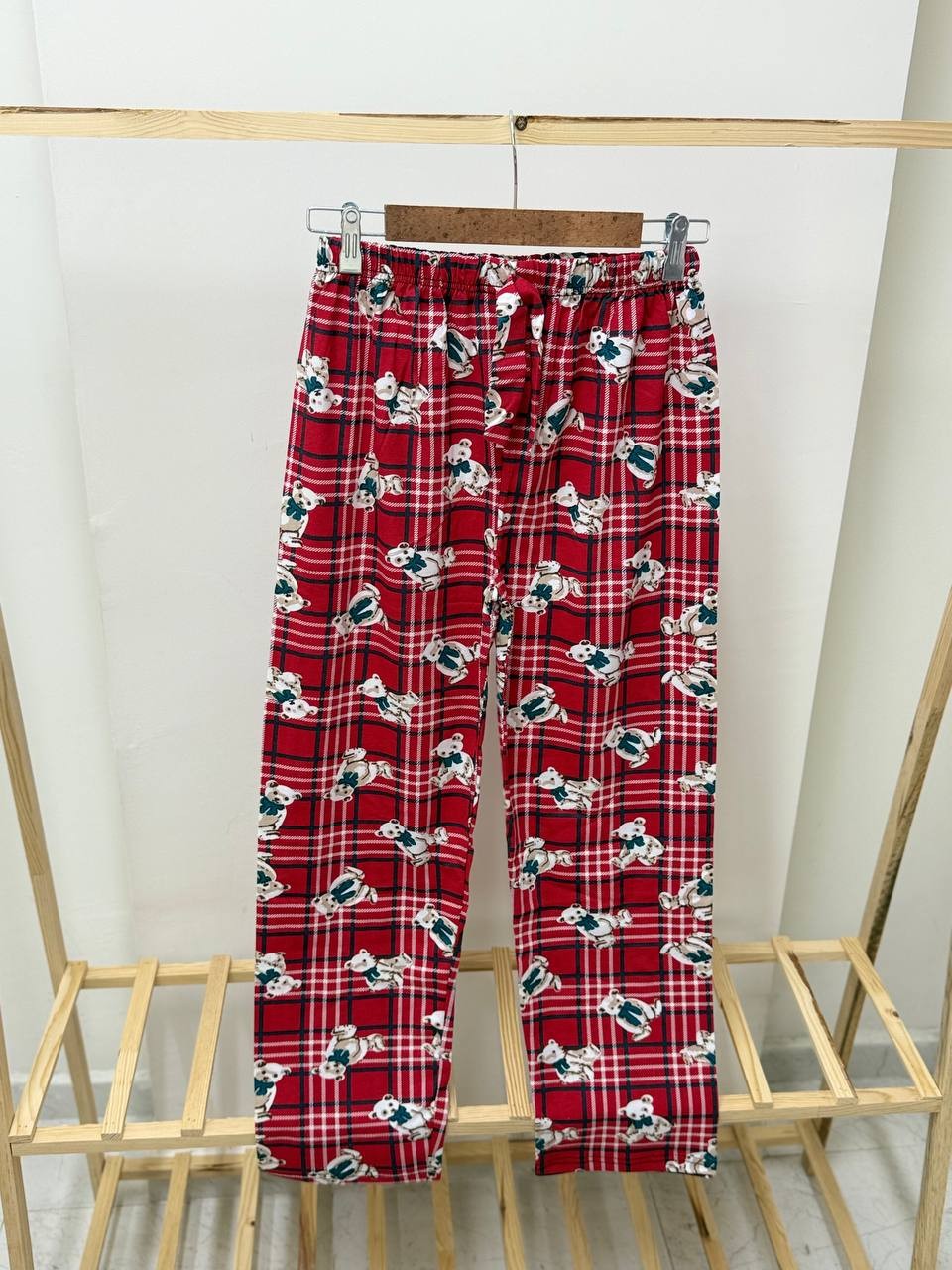M-6XL Desenli Bayan Pijama - BEYAZ