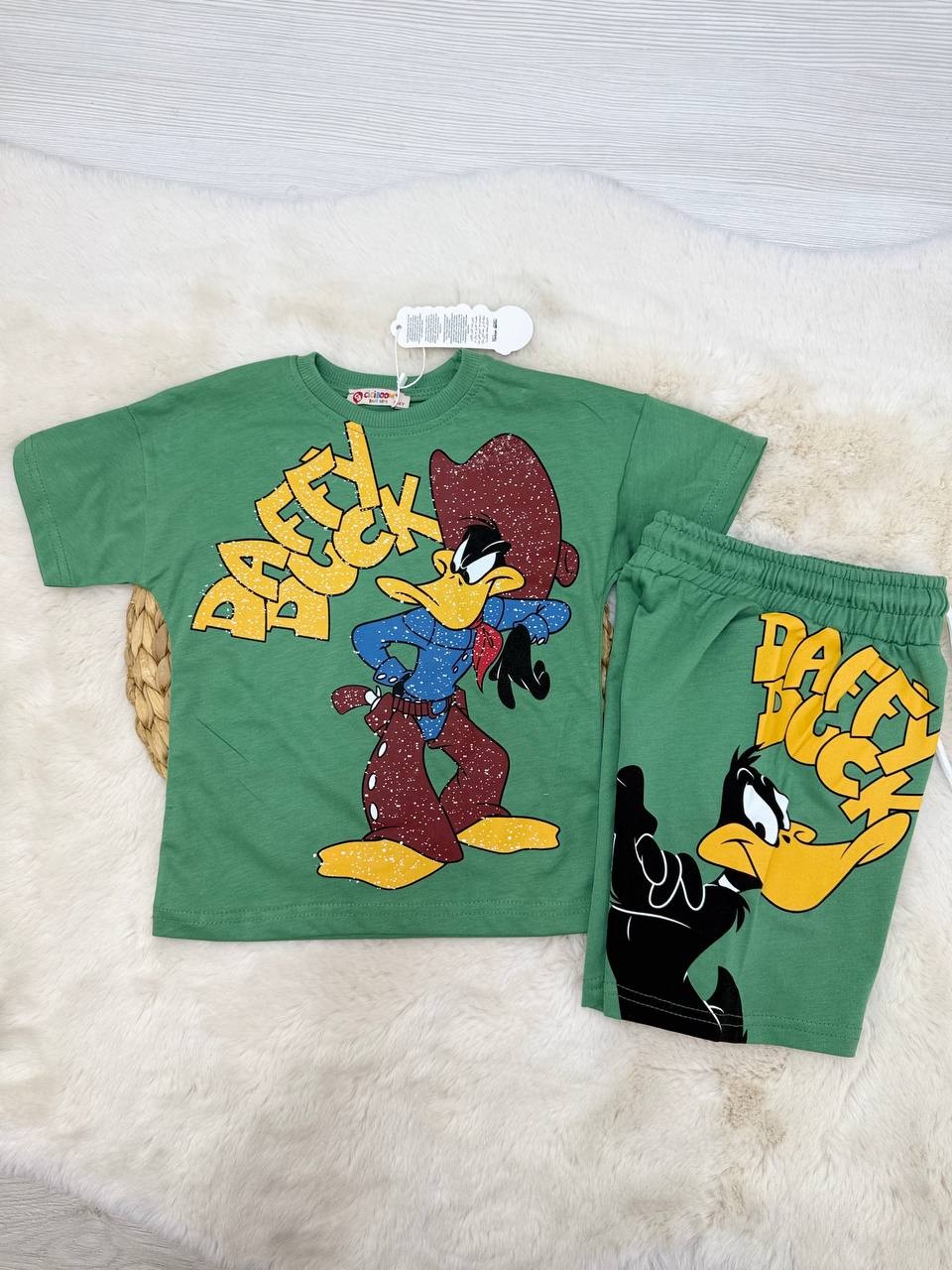 3-8 Yaş Duffy Duck Desenli Kompak Takım
