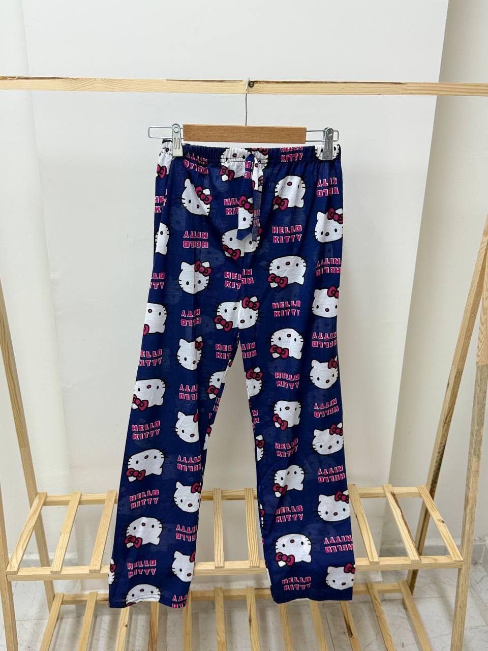 M-6XL Desenli Bayan Pijama - LACİVERT