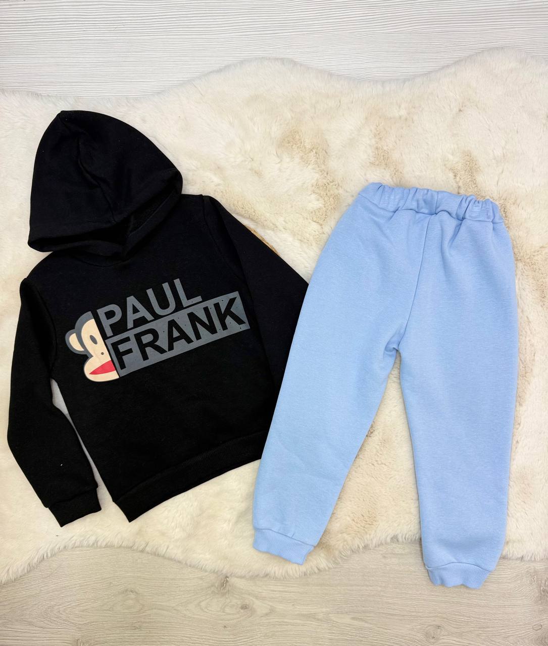 5-8 Yaş Paul Frank Baskılı 3 İplik Takım - SİYAH
