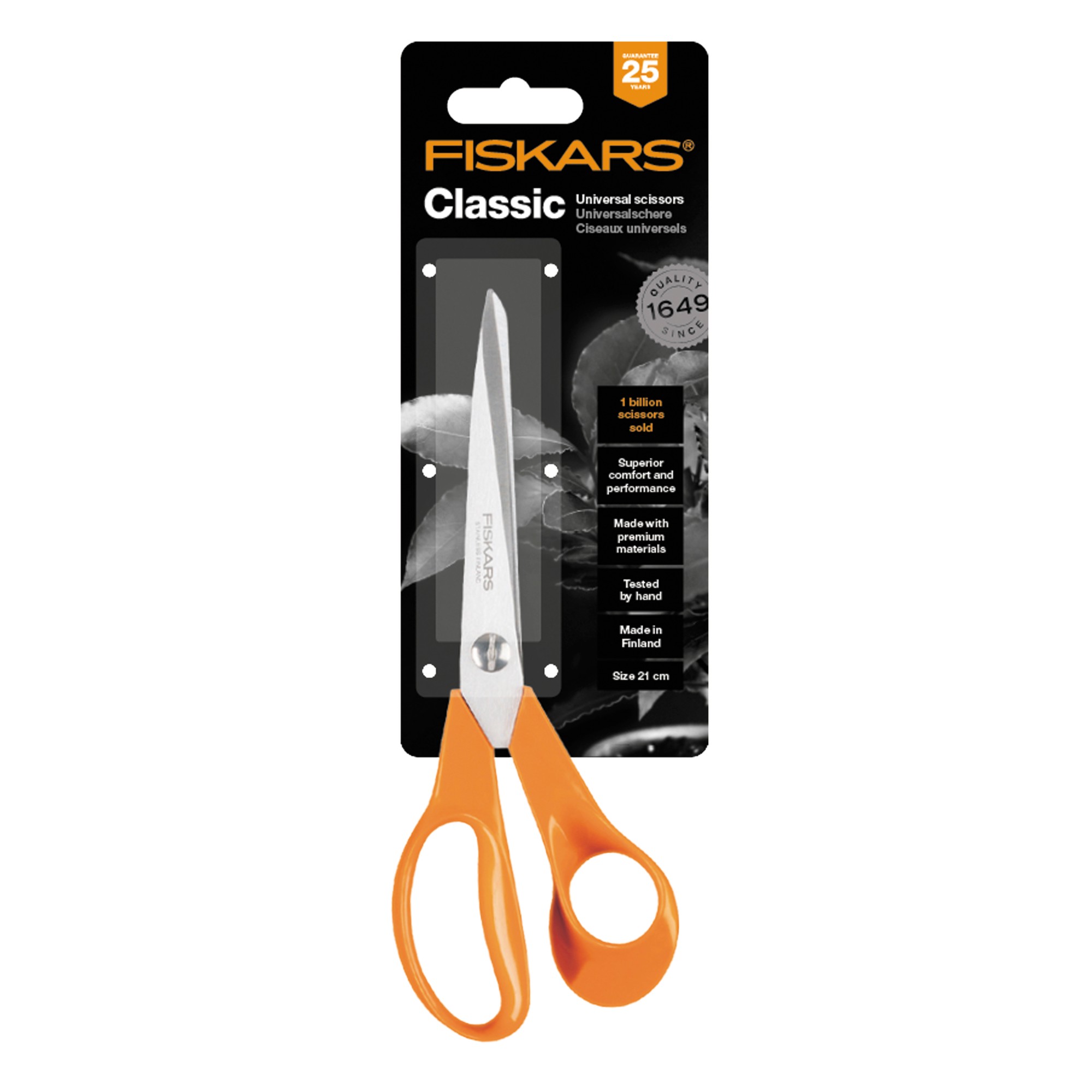 FİSKARS UNIVERSAL ÇİÇEK VE BİTKİ MAKASI 21cm (1001539)