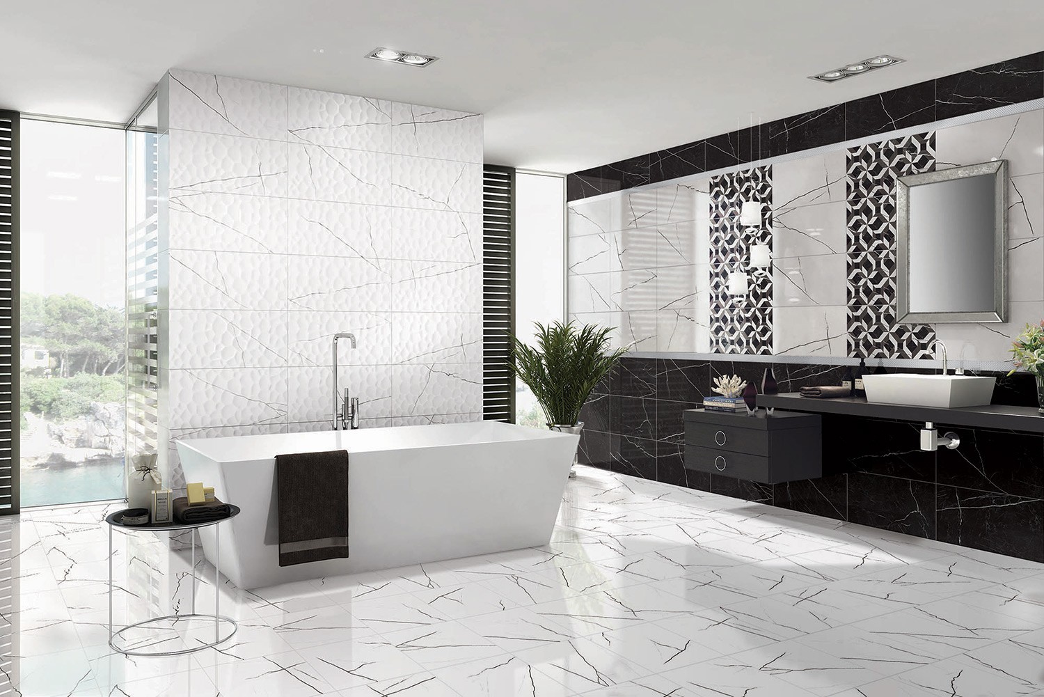Anka Seramik Eva Siyah 30x60