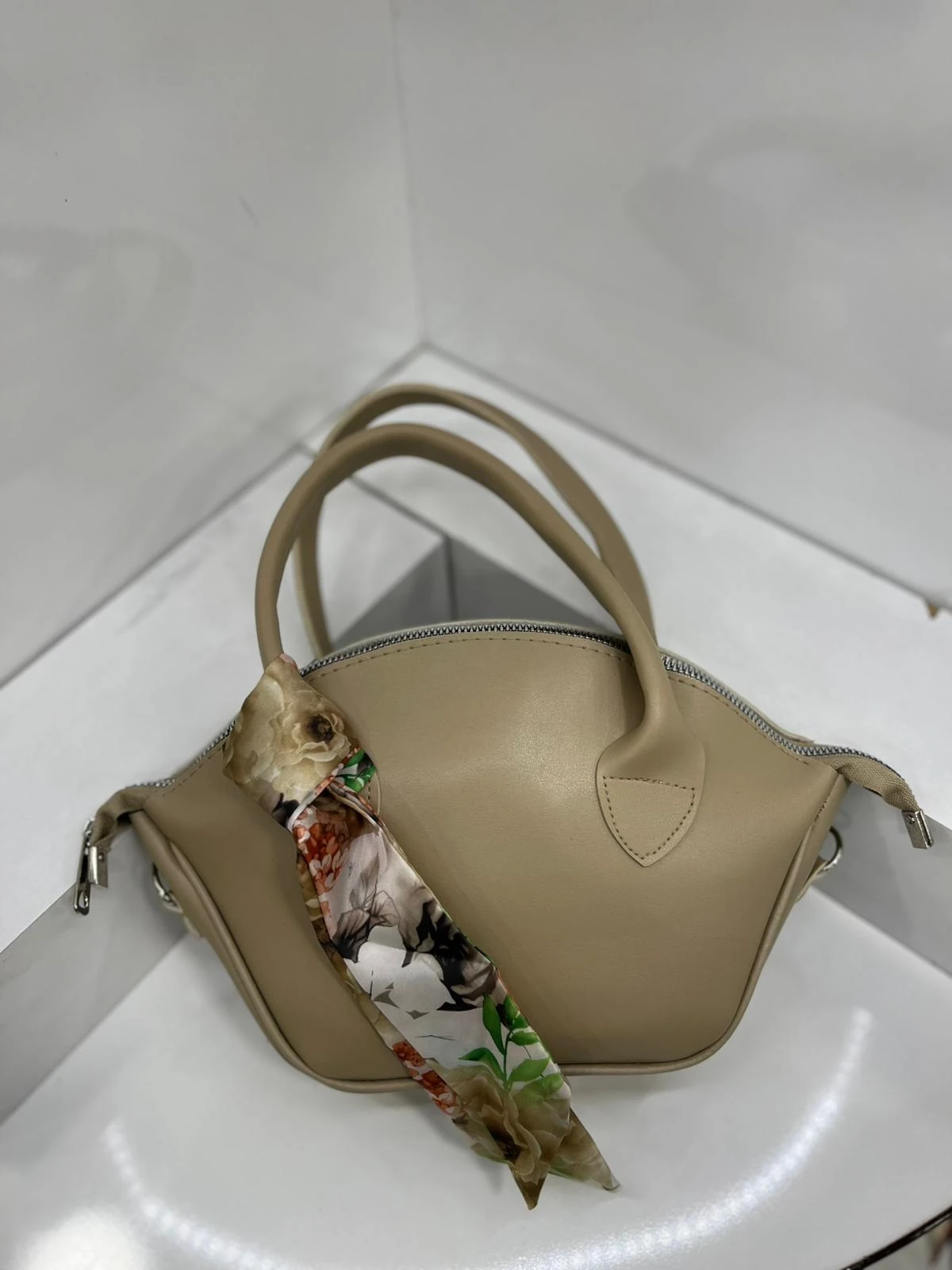 ZR D Model El ve Çapraz Çanta - Vizon