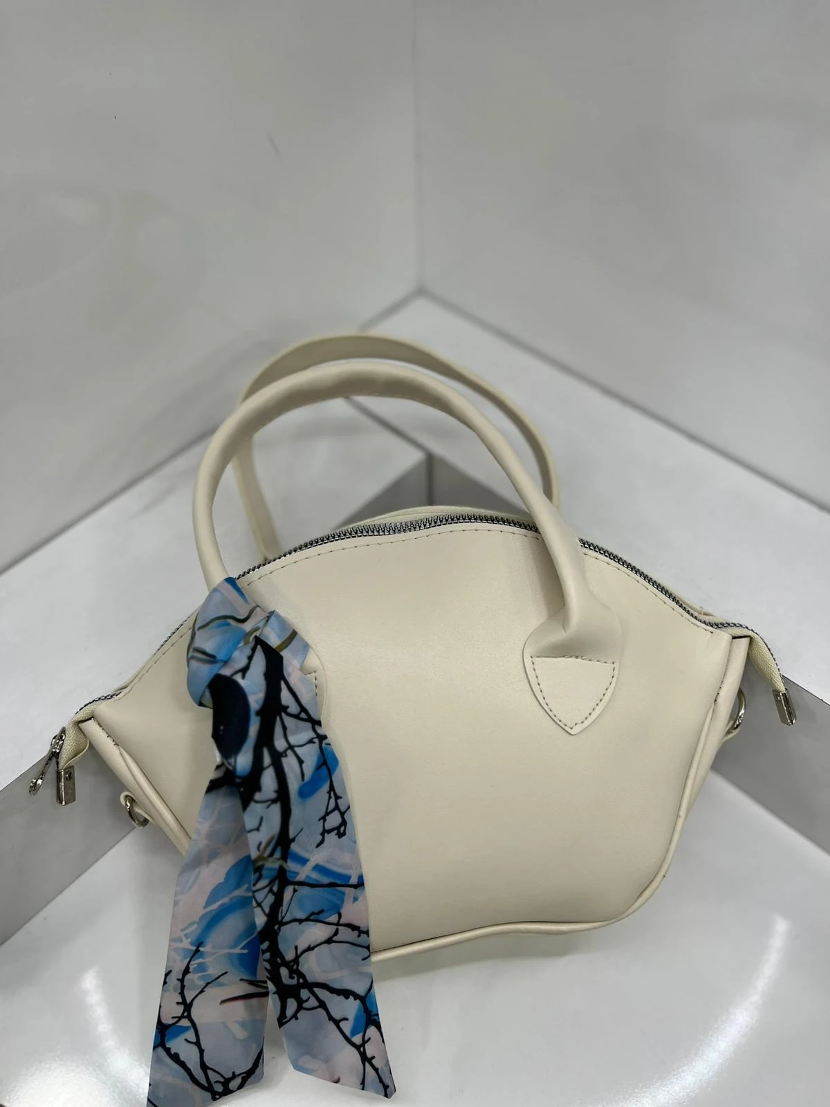 ZR D Model El ve Çapraz Çanta - Krem