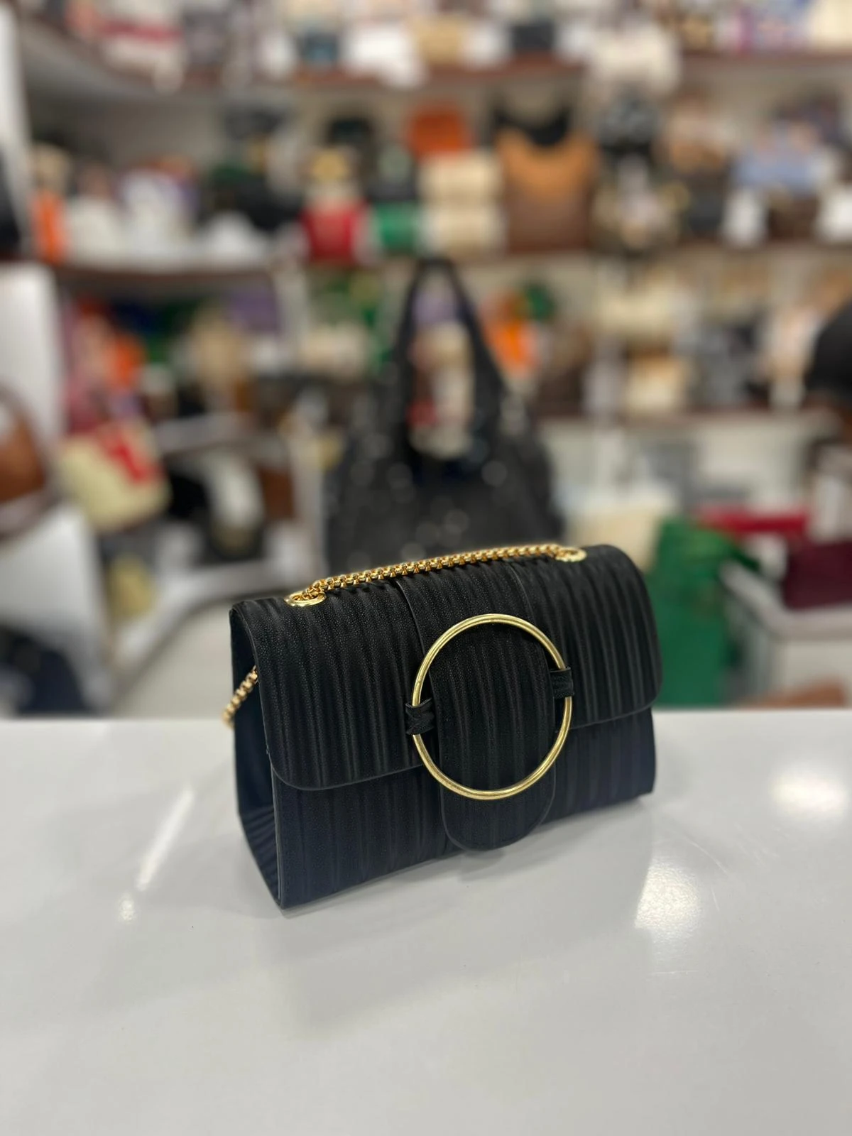 Halka Detay Çapraz Çanta