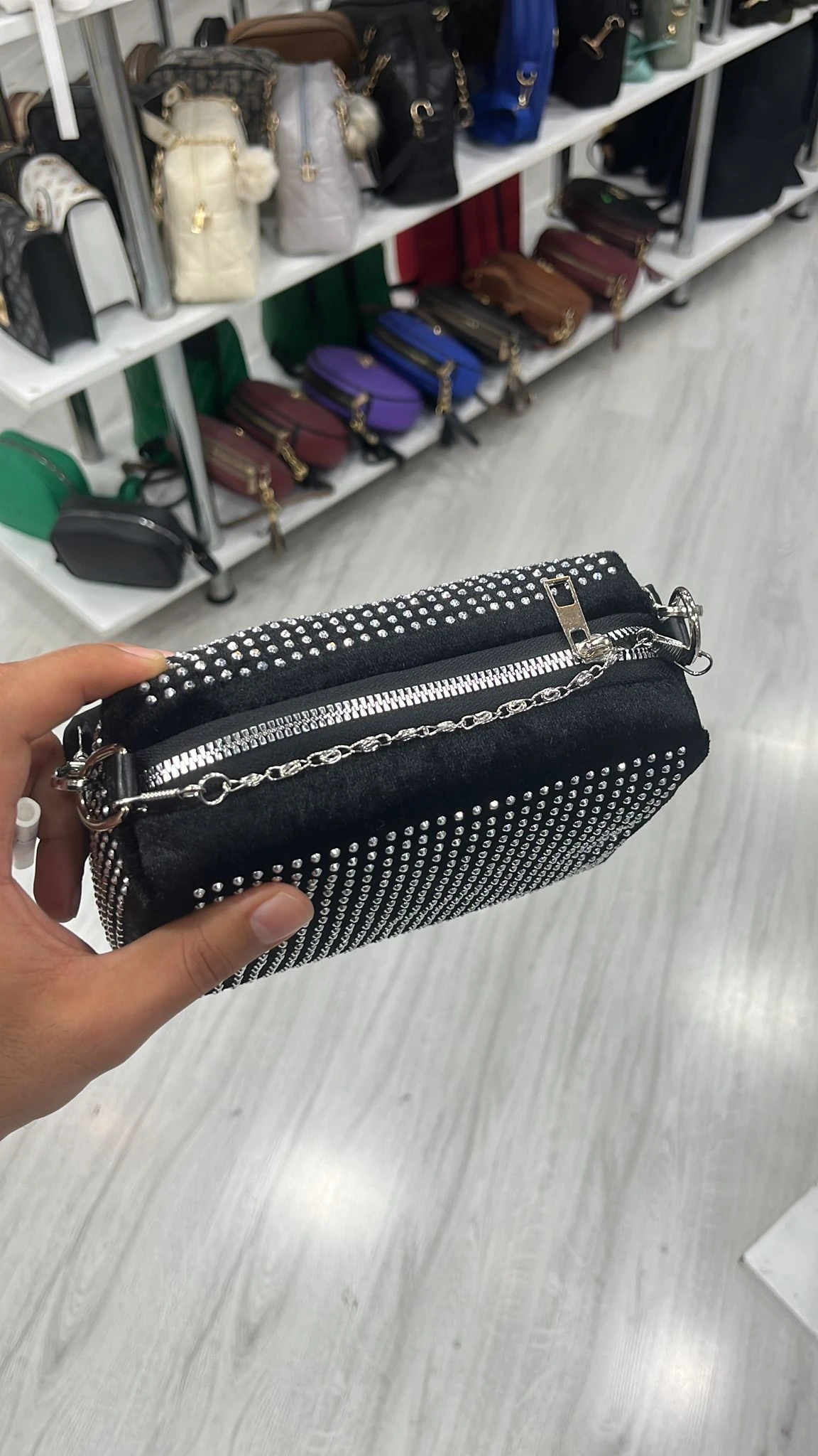 Taşlı Küçük Çanta