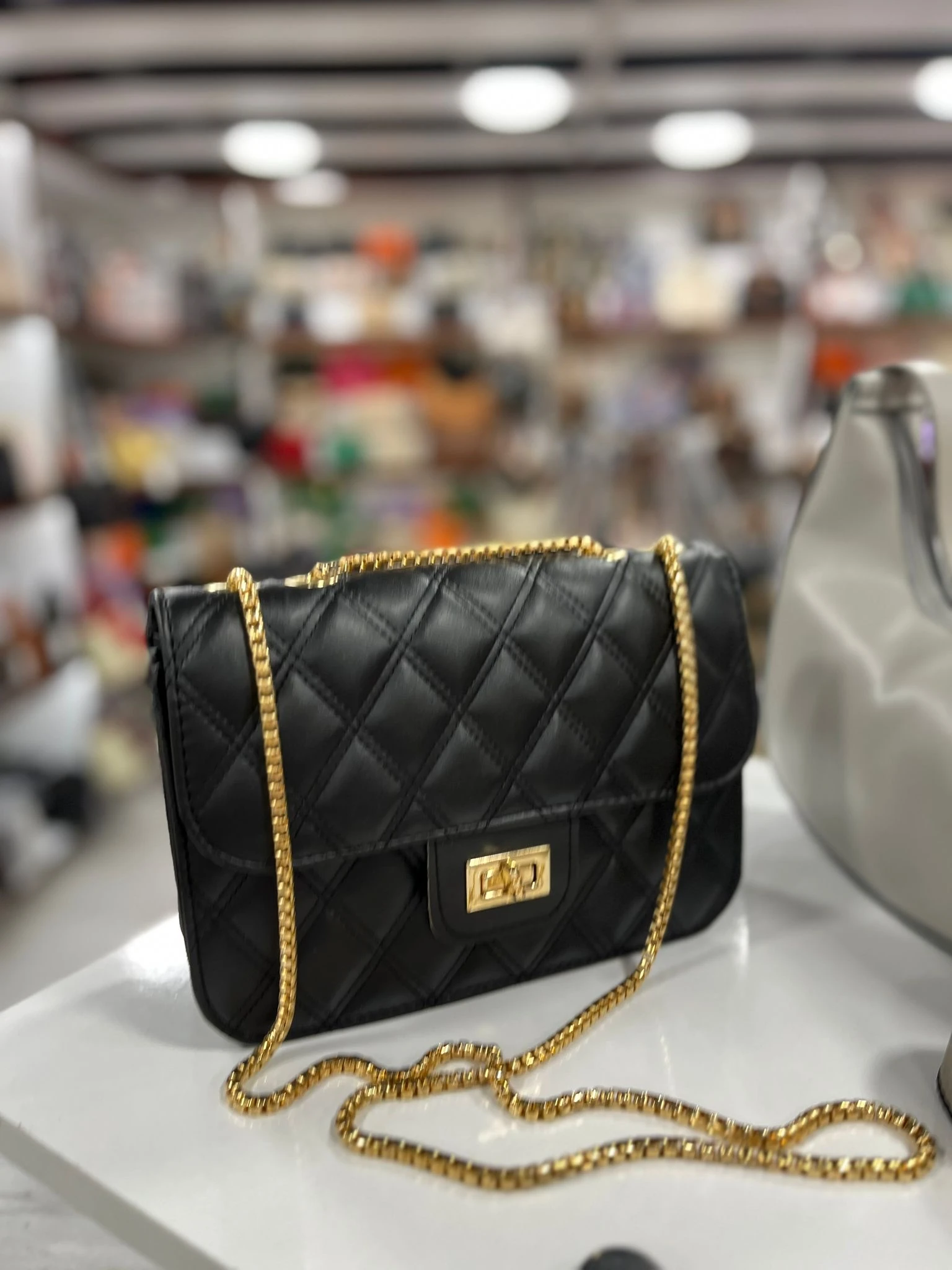 Kapitone Desen Çapraz Çanta