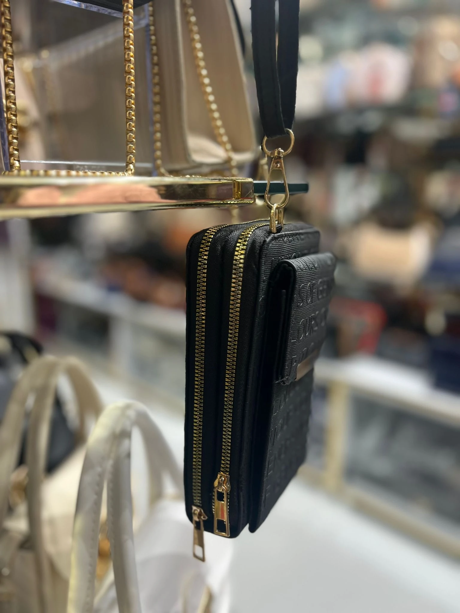 3 Gözlü Telefon Bölmeli Cüzdan Çanta