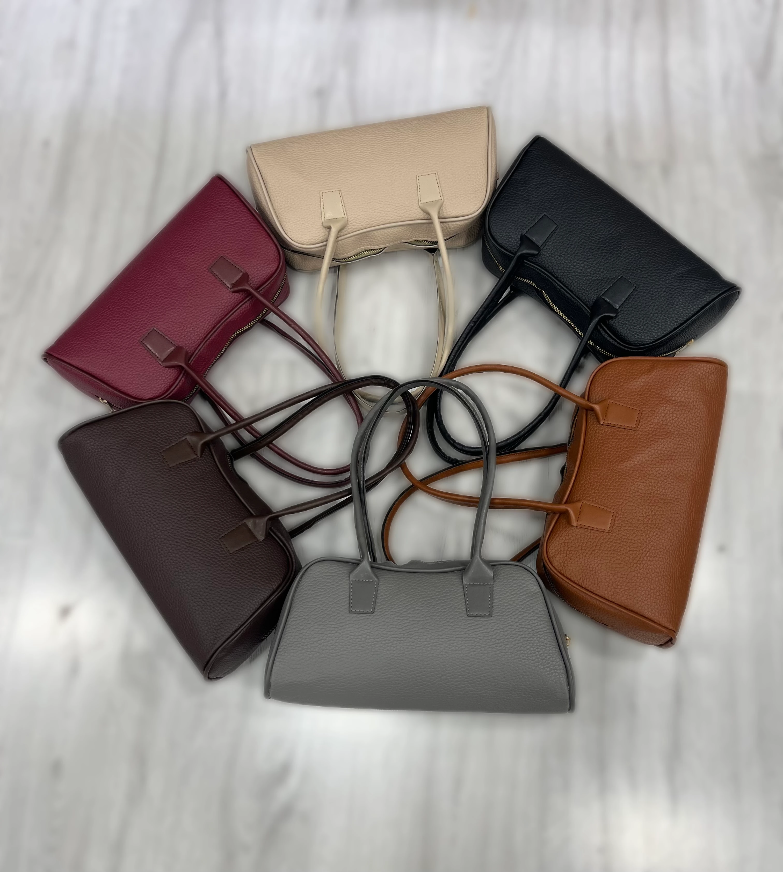 Kroko Deri Kol Çantası