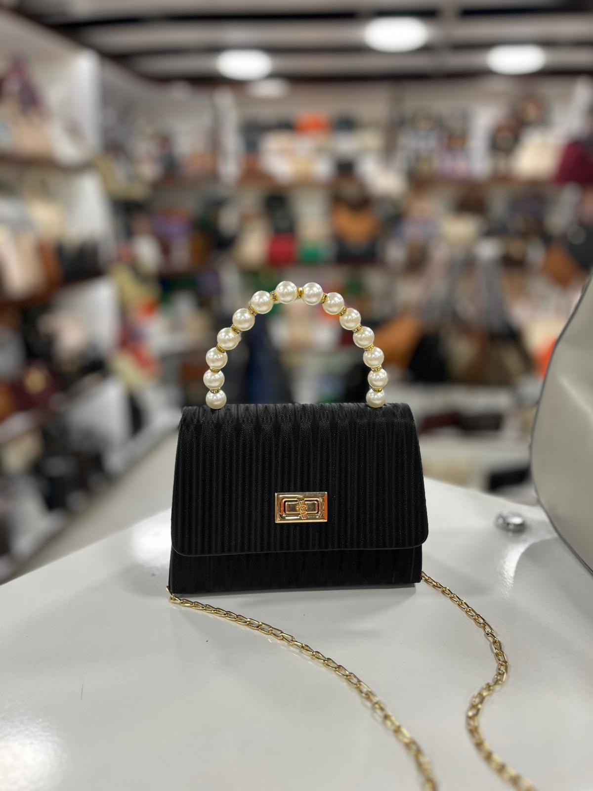 İncili Yansıma Desen Çanta