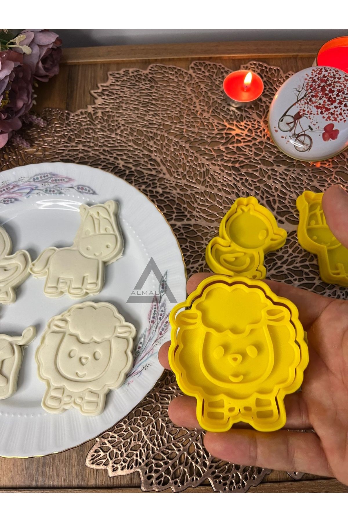 Çiftlik Hayvanları Kurabiye Kalıbı Set-1 (4'LÜ)