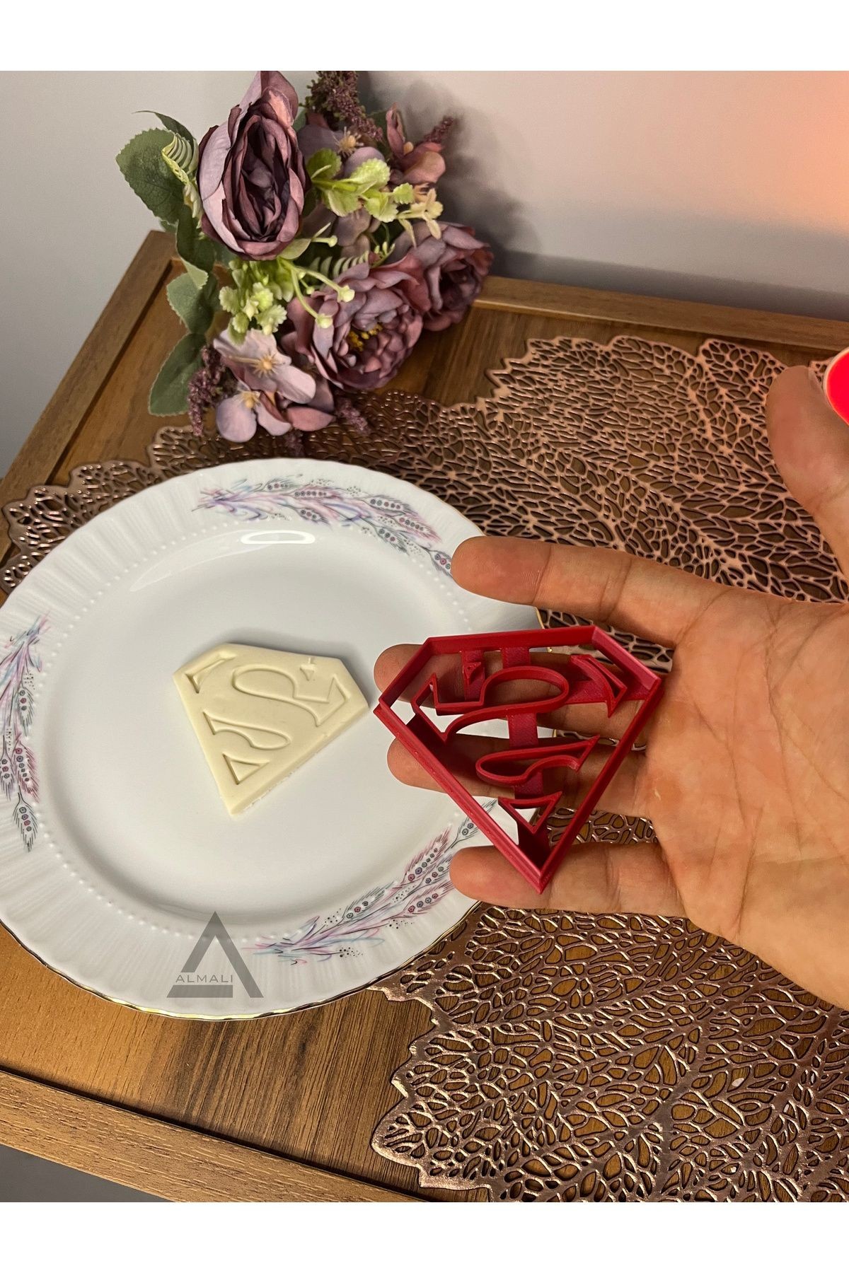 ALMALI Süperman Kurabiye Kalıbı (Tekli )