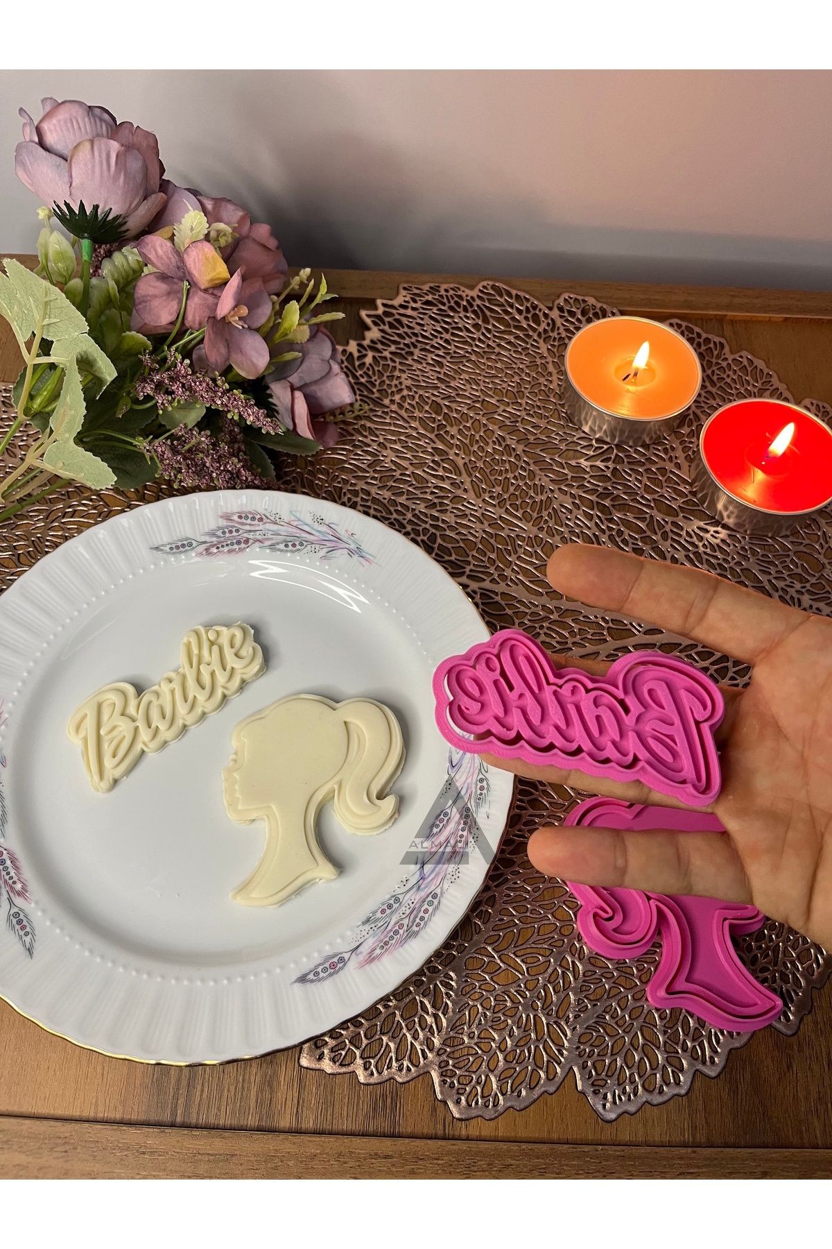 Barbie Kurabiye Kalıbı Seti