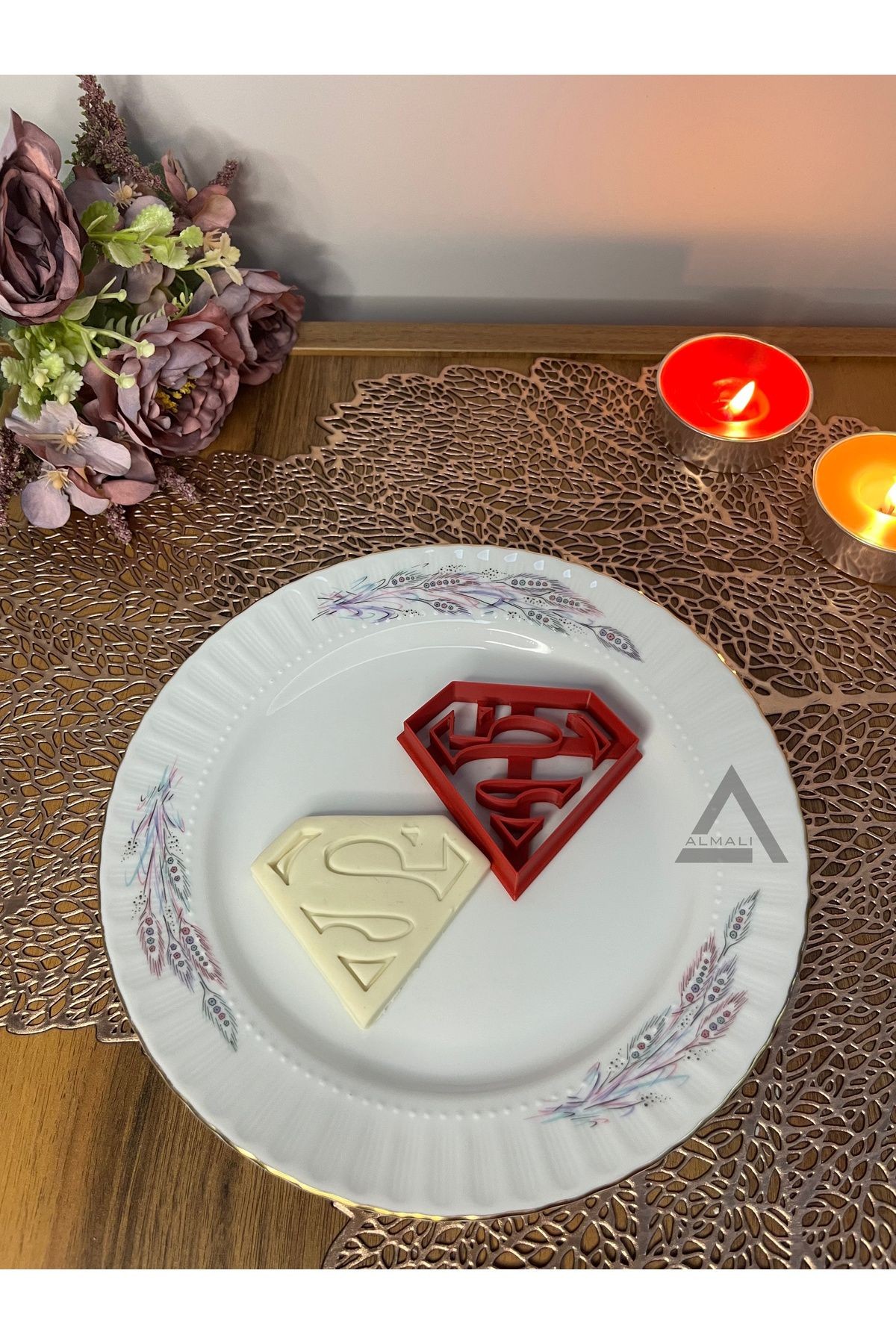 ALMALI Süperman Kurabiye Kalıbı (Tekli )