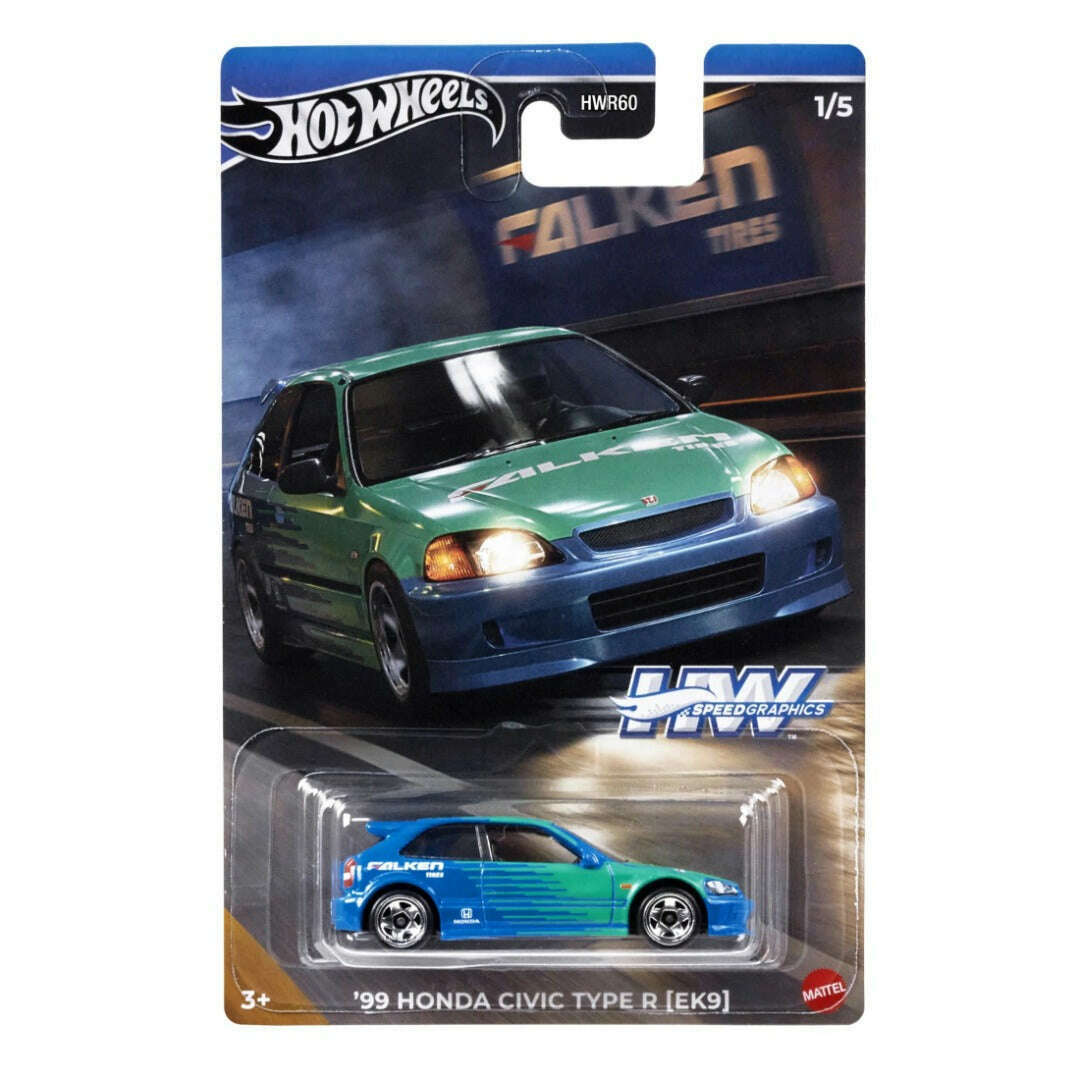 Hot Wheels Falken 99 Honda Civic Type R [EK9] HRT09