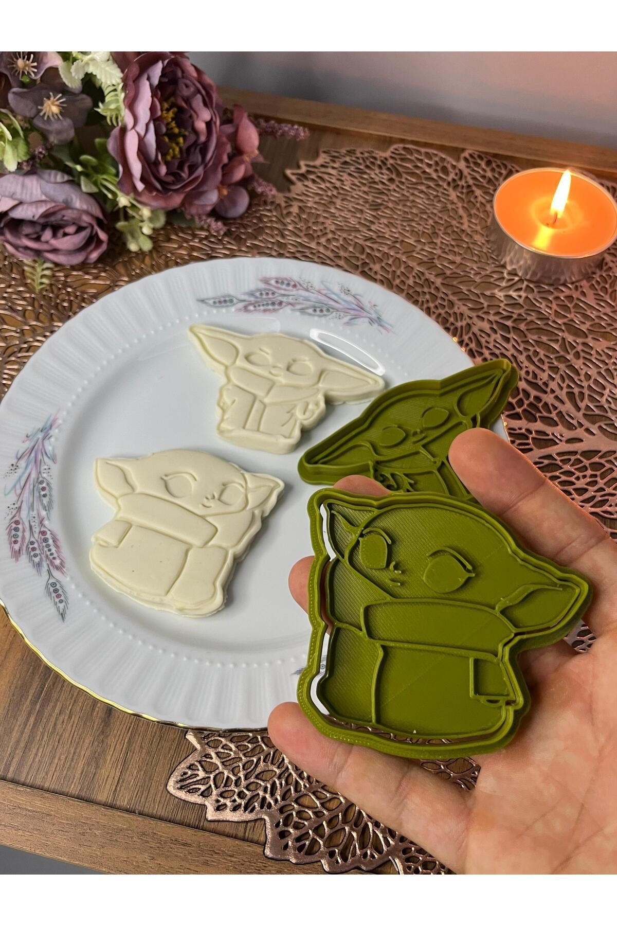 ALMALI Star Wars Yoda Kurabiye Kalıbı Seti