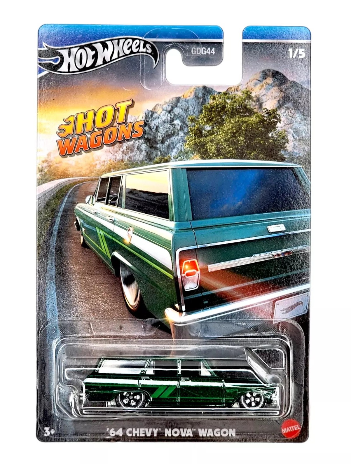 Hot Wheels 64 Chevy Nova Wagon - HRR89 - Hot Wagons