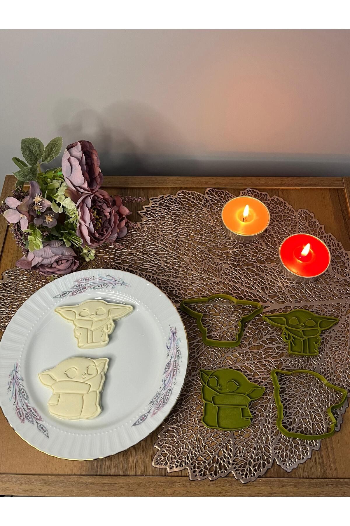 ALMALI Star Wars Yoda Kurabiye Kalıbı Seti