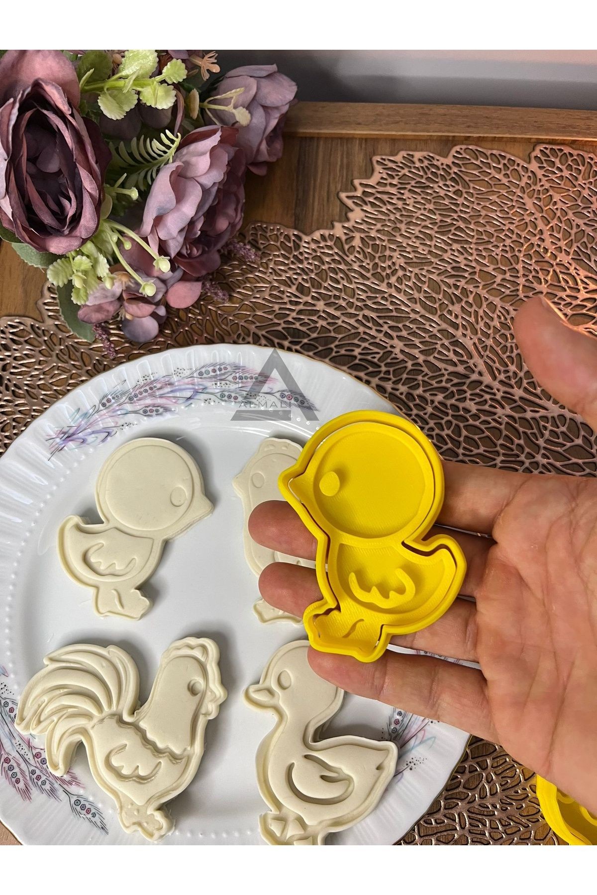 Çiftlik Kümes Hayvanları Kurabiye Kalıbı Set-1 (4'LÜ)