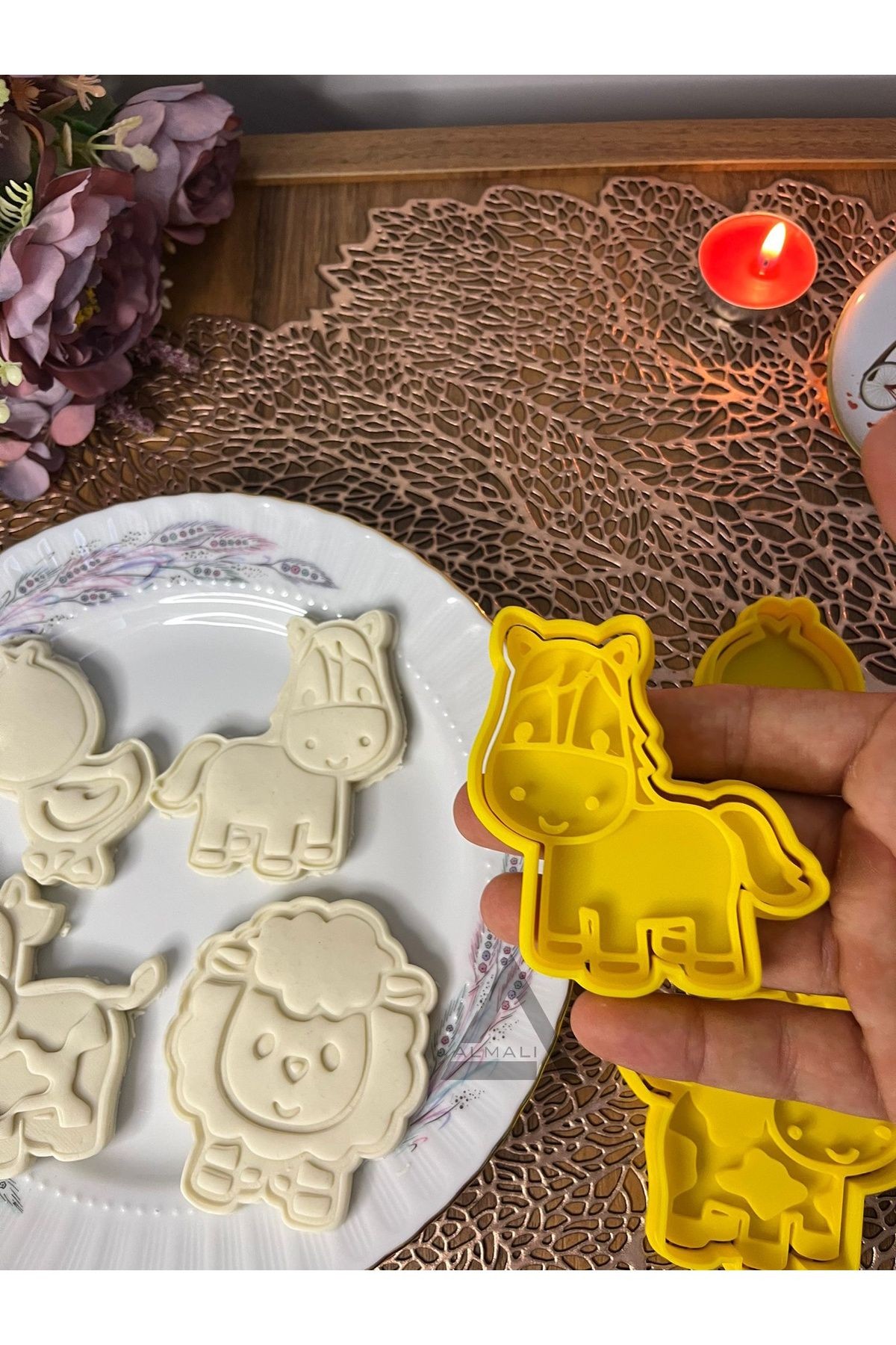 Çiftlik Hayvanları Kurabiye Kalıbı Set-1 (4'LÜ)