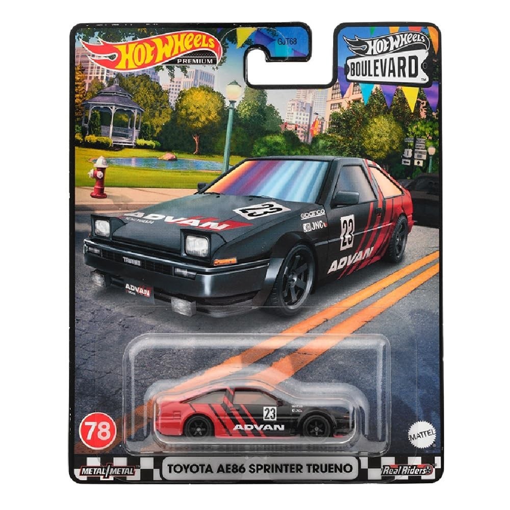 Hot Wheels Premium Toyota AE86 Sprinter Trueno Boulevard 78 HKF28