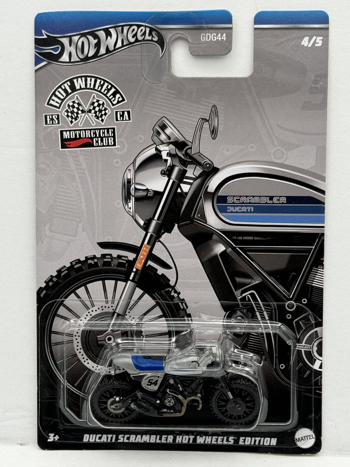 Hot Wheels Motorcycle Club Ducati Scrambler Hot Wheels Edition HRR93