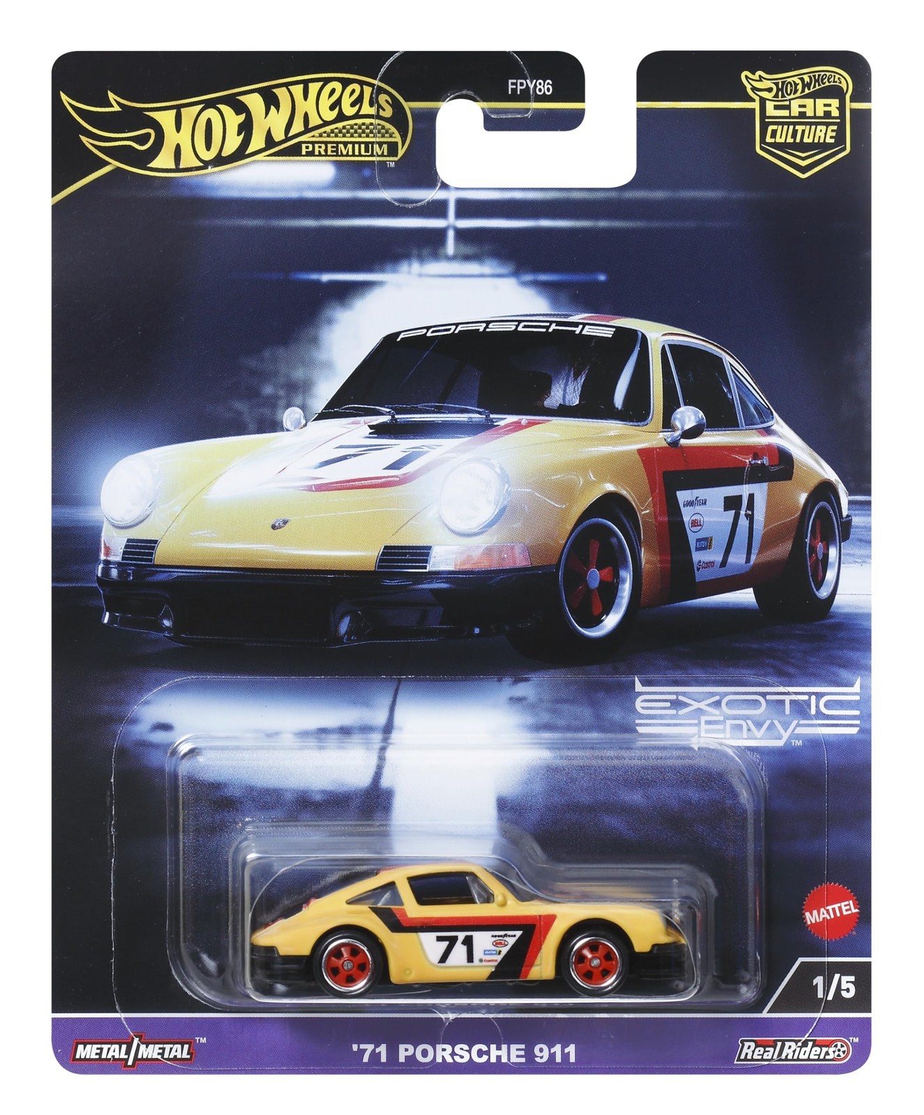 Hot Wheels Premium 71 Porsche 911 Exotic Envy HKC80