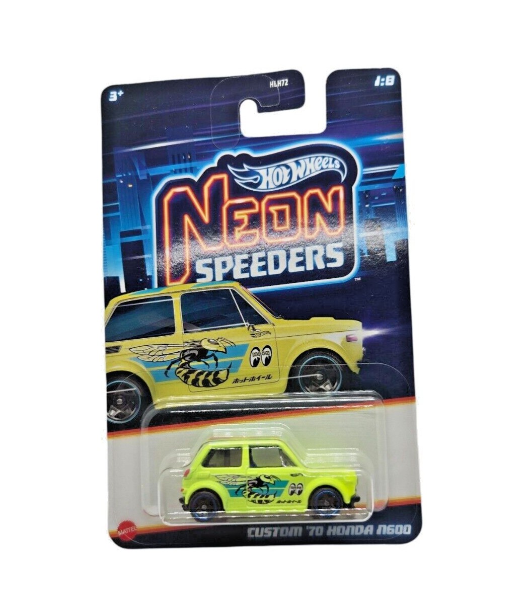 Hot Wheels Neon Speeders Custom 70 Honda N600 JBY92