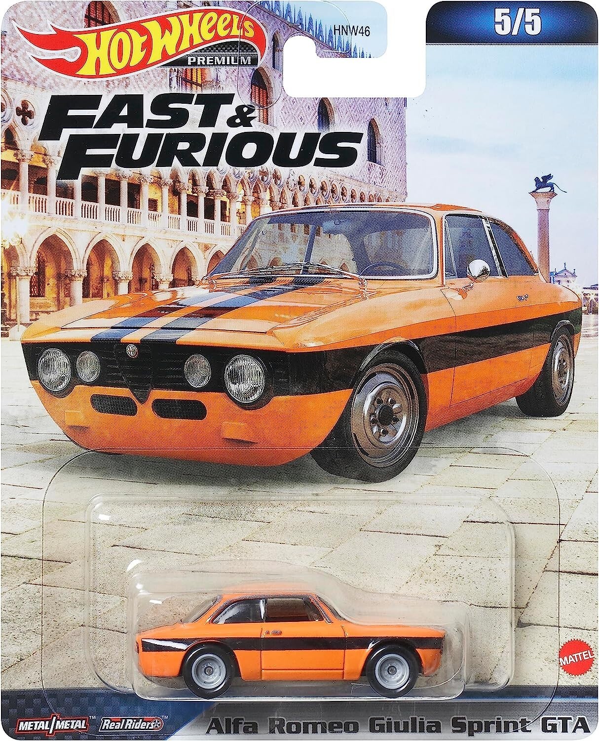 Hot Wheels Premium Alfa Romeo Giulia Sprint GTA Fast & Furious HKD29