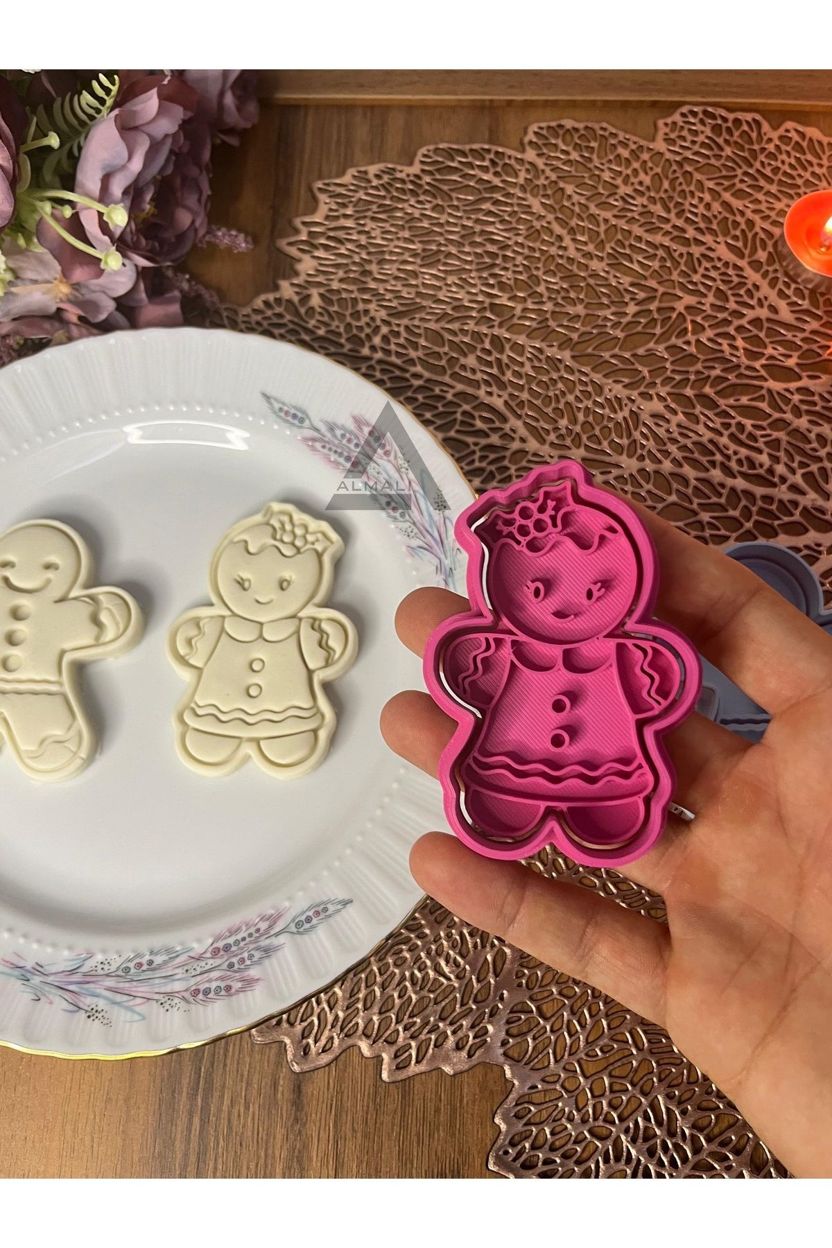 Gingerbread Kurabiye Adam & Kurabiye Kadın - Kurabiye Kalıp Seti (2'Lİ)