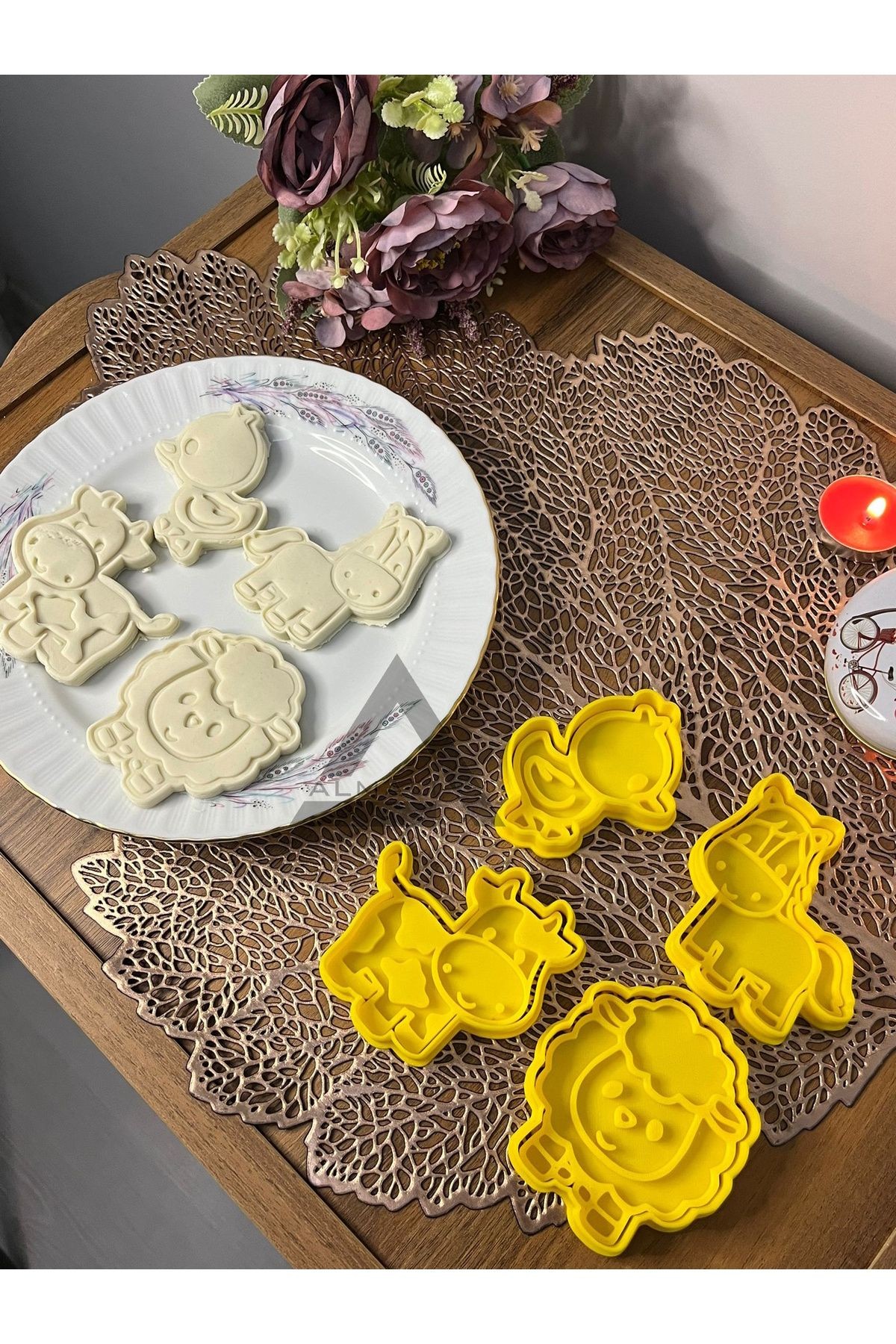 Çiftlik Hayvanları Kurabiye Kalıbı Set-1 (4'LÜ)