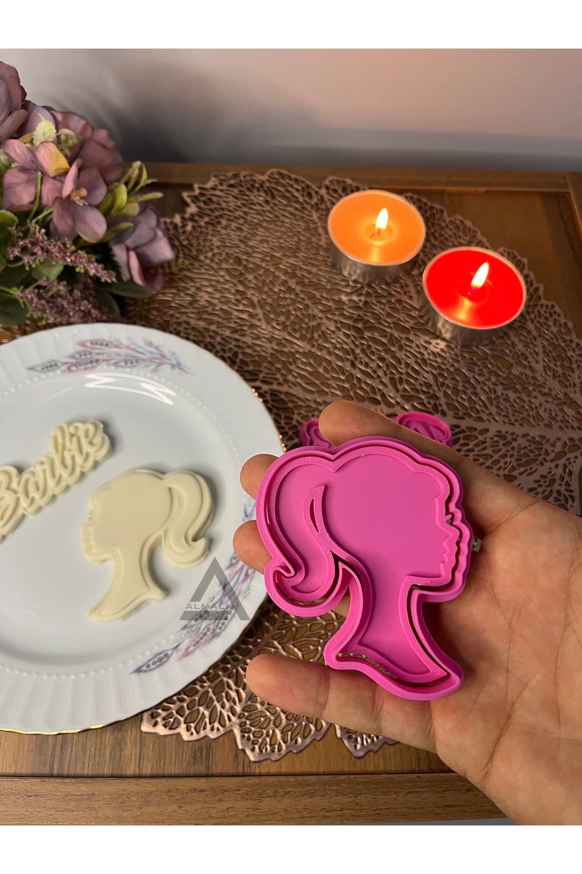 Barbie Kurabiye Kalıbı Seti