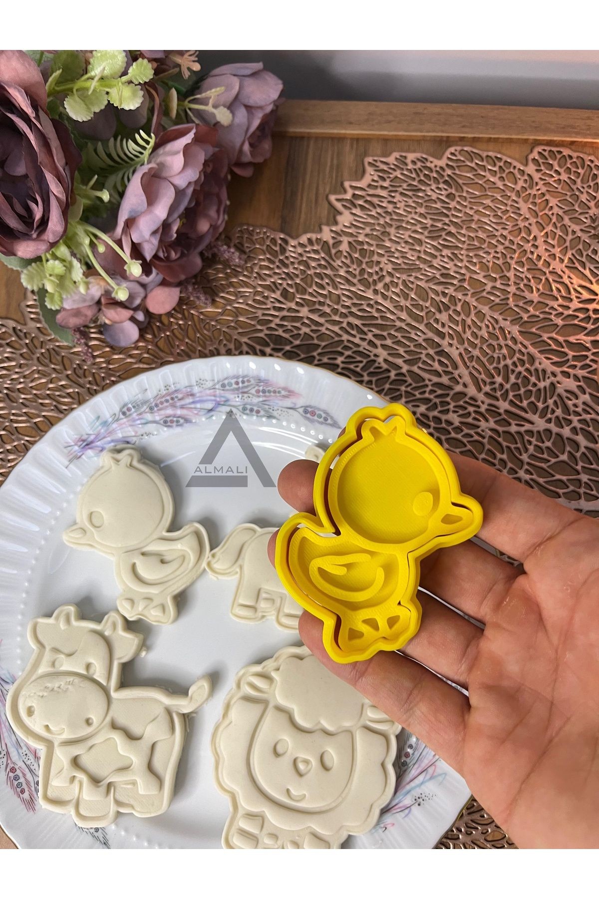 Çiftlik Hayvanları Kurabiye Kalıbı Set-1 (4'LÜ)