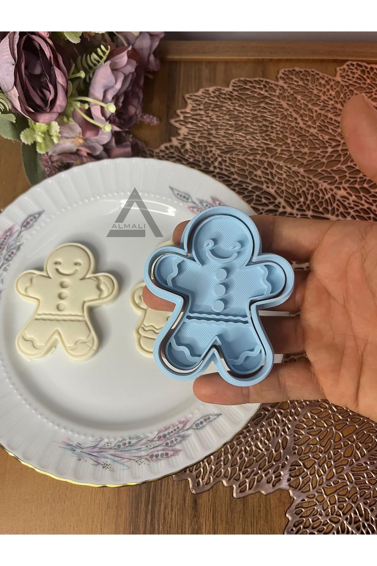Gingerbread Kurabiye Adam & Kurabiye Kadın - Kurabiye Kalıp Seti (2'Lİ)